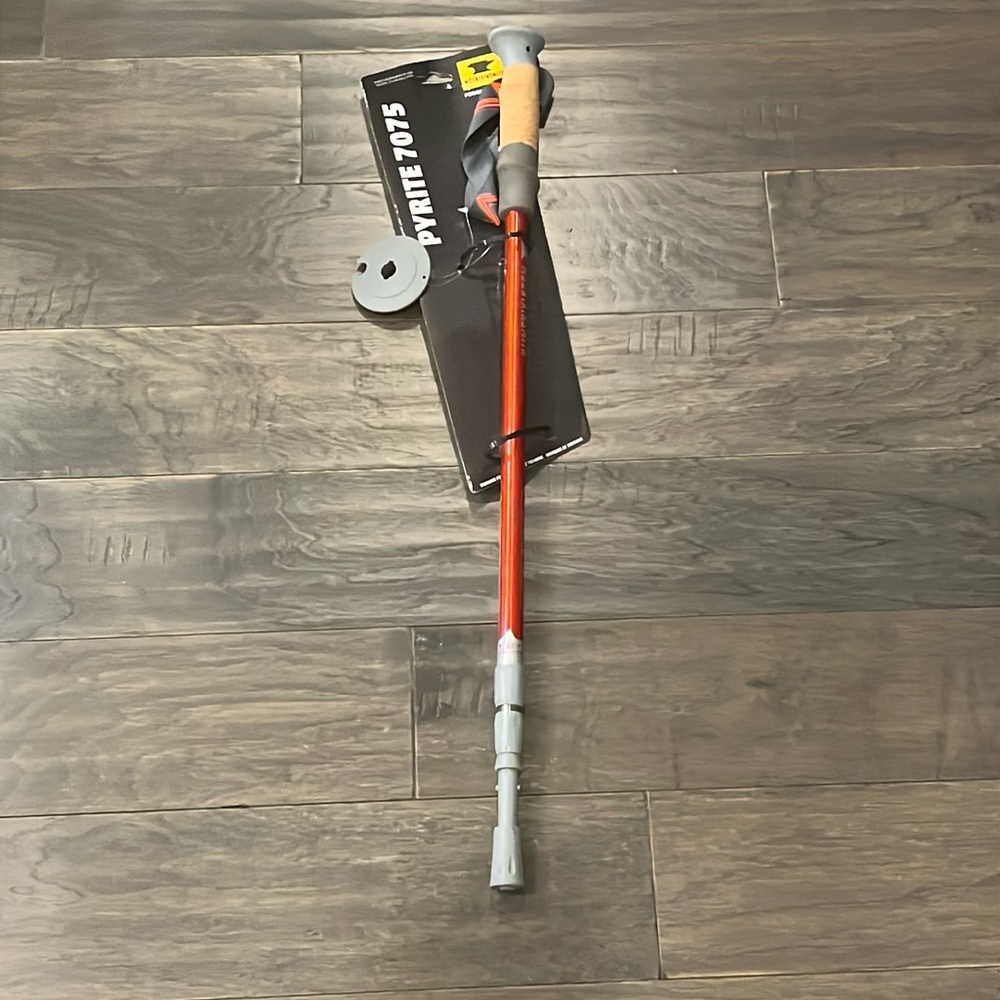 Mountainsmith Pyrite 7075 Telescoping 55” Trekking Hiking Walking Pole Stick X 1